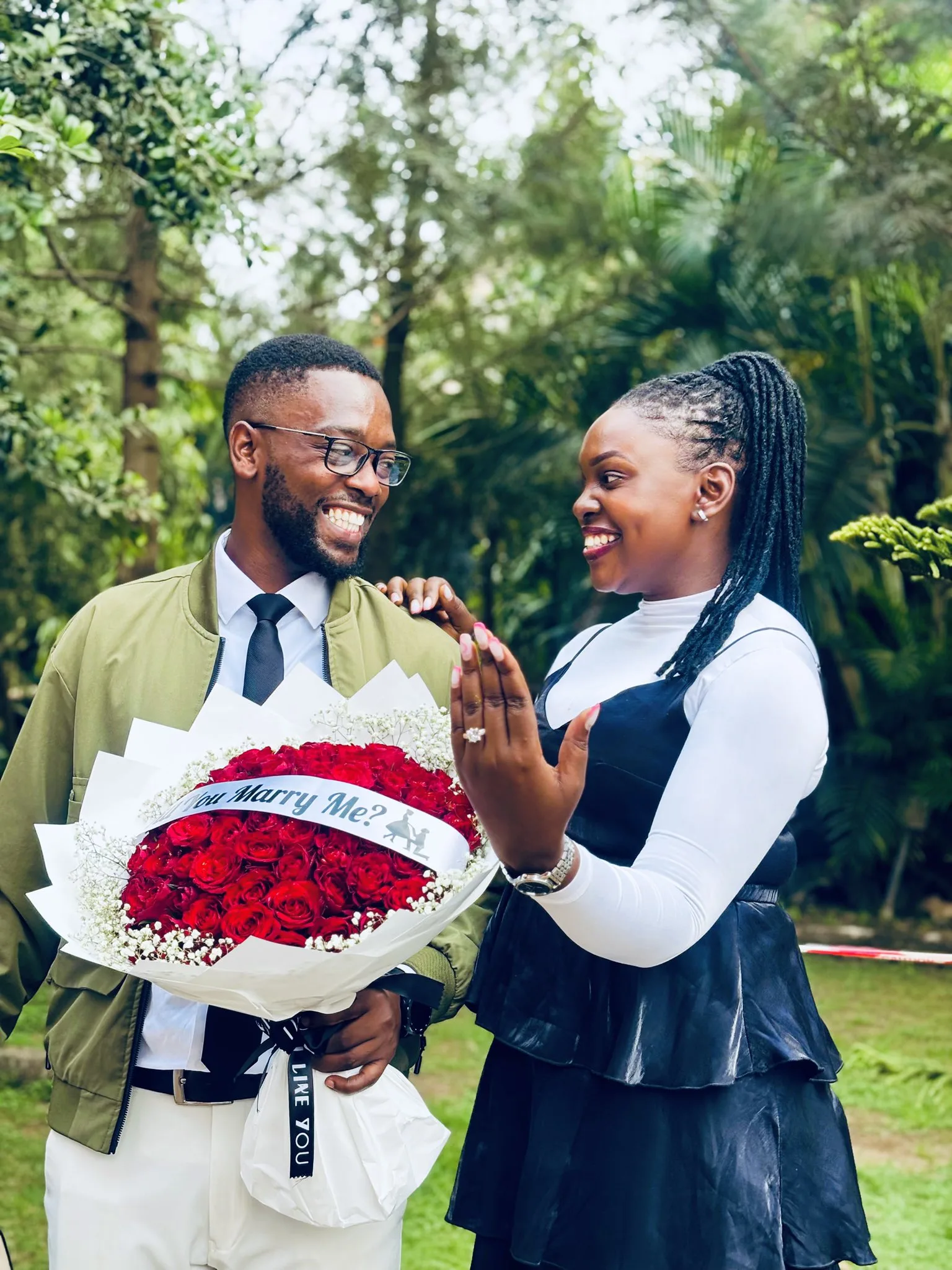 BBS TV Anchor on Cloud Nine after a Proposal Inside Church