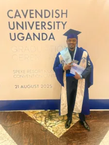 Calvin The Entertainer bags a Bachelors Degree in Journalism